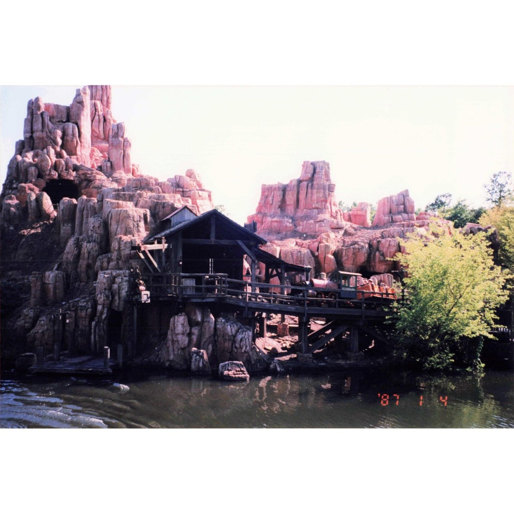 1987 Walt Disney World Big Thunder Mountain Railroad Original Photo Magic Kingdo - Picture 1 of 2